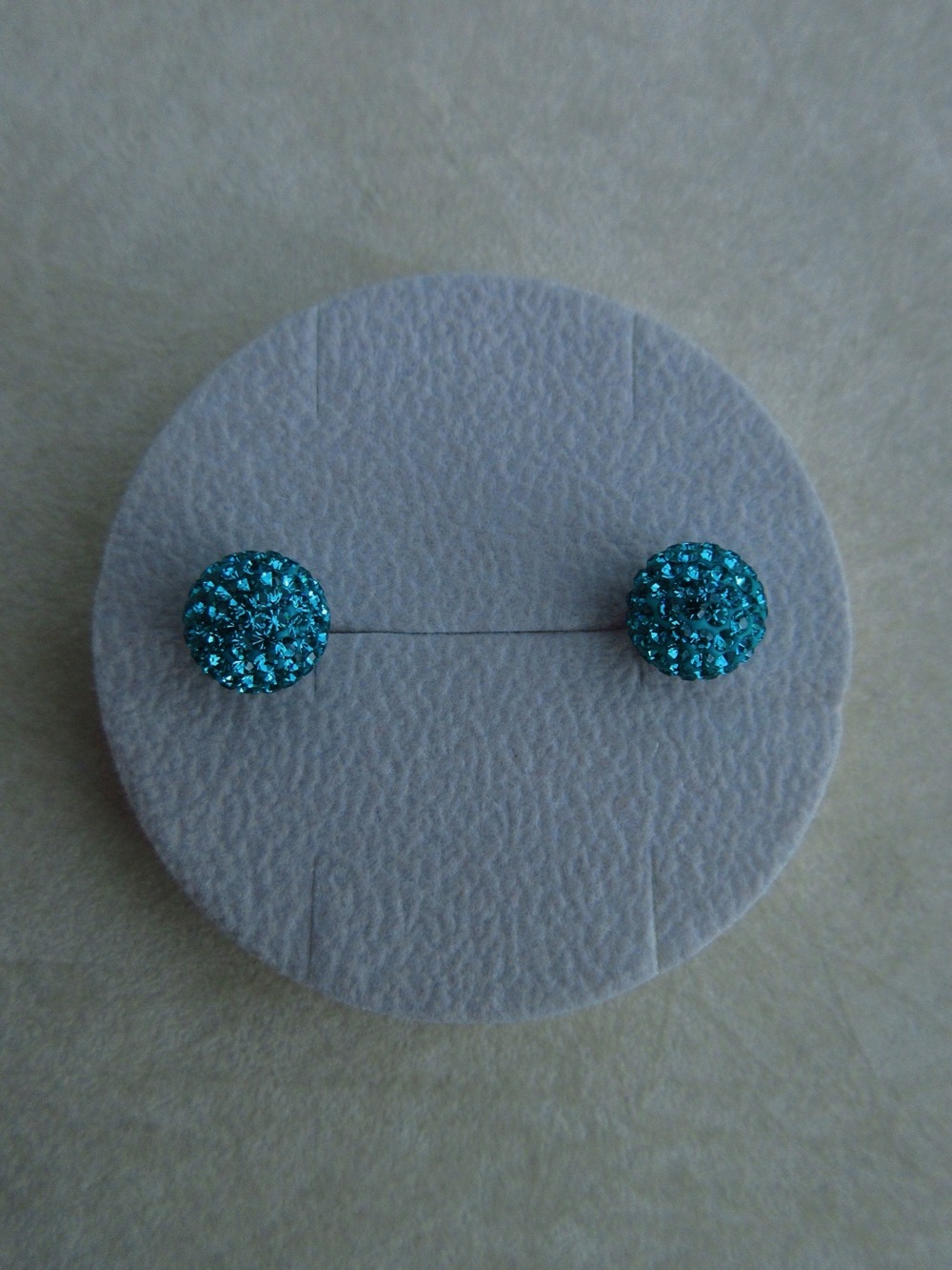 Hillberg & Berk 10mm Sparkle Ball™ Studs Turquoise